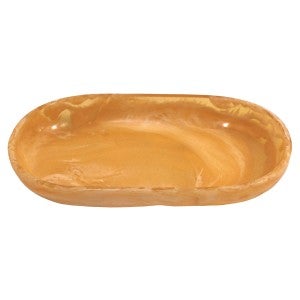 Flucent Resin Oval Platter, Apricot
