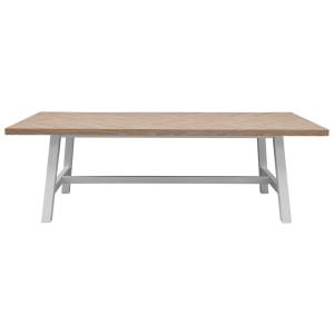 Sheffield Wooden Parquetry Dining Table, 240cm