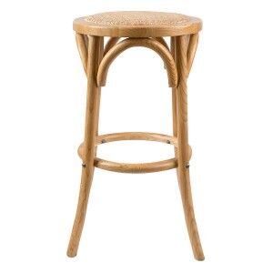 Salhouse Birch Timber Round Counter Stool, Oak