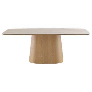 Marveno Sintered Stone & Ashwood Dining Table, 200cm