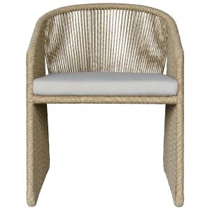 Summora Wicker & Steel Outoodr Dining Chair