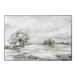 "Mountain Vista" Framed Canvas Wall Art Painting, Type A, 122cm