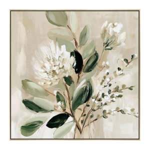 "Native Flower" Framed Canvas Wall Art Painting, Type A, 82cm