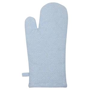 Gaia Cotton Rich Hexed Oven Mitt, Blue