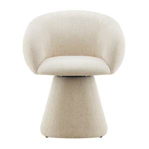 Ryder Fabric Swivel Dining Chair, Beige