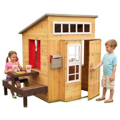 KidKraft Modern Wooden Outdoor Playhouse