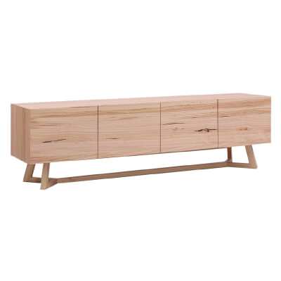 Riva Messmate Timber 4 Door TV Unit, 210cm