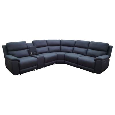 Bronte Fabric Modular Recliner Corner Sofa, 5 Seater