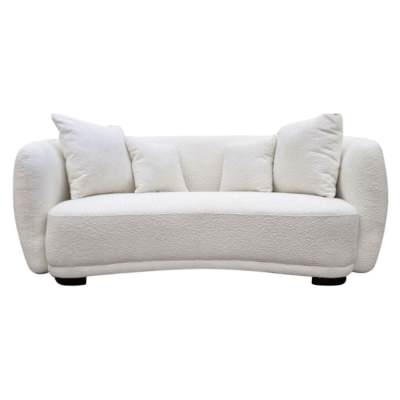 Loki Boucle Fabric Sofa, 2.5 Seater