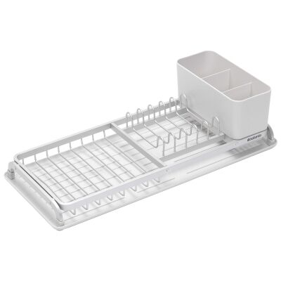 Brabantia SinkSide Compact Dish Drying Rack, Light Grey