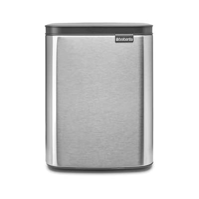Brabantia BO Waste Bin, 7 Litre, Matt Steel