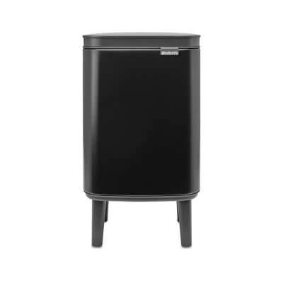 Brabantia BO Hi Waste Bin, 4 Litre, Matt Black