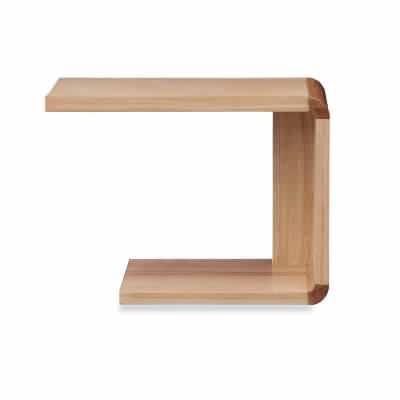 Missus Messmate Timber C-shape Side Table