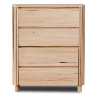Rowan Mountain Ash Timber 4 Drawer Tallboy
