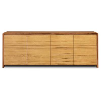 Arthur Marri Timber 4 Door Buffet Table, 210cm