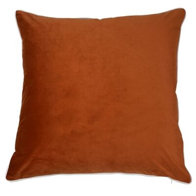 Rodeo Velvet Euro Cushion Cover, Orange