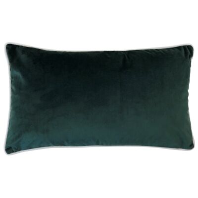 Rodeo Velvet Lumbar Cushion Cover, Green