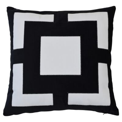Cremorne Velvet Scatter Cushion Cover, Black