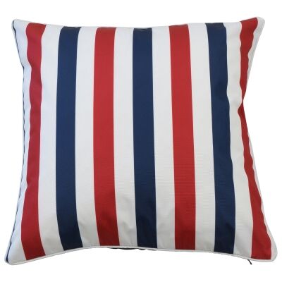 Amalfi Outdoor Scatter Cushion Cover, Navy / Red