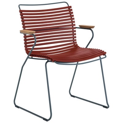 Houe Click Outdoor Dining Armchair, Paprika