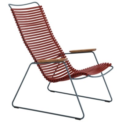 Houe Click Outdoor Lounge Chair, Paprika