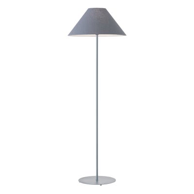 Hetta Metal Base Floor Lamp, Blue Stone