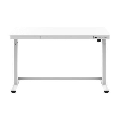 STA NE02 Electric Standing Desk, 120cm, White