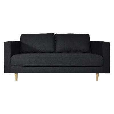 Karl Fabric Sofa, 2.5 Seater, Onyx Grey