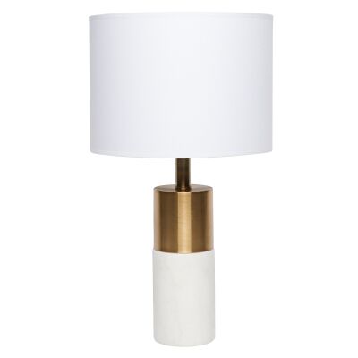 Lane Table Lamp, White Shade