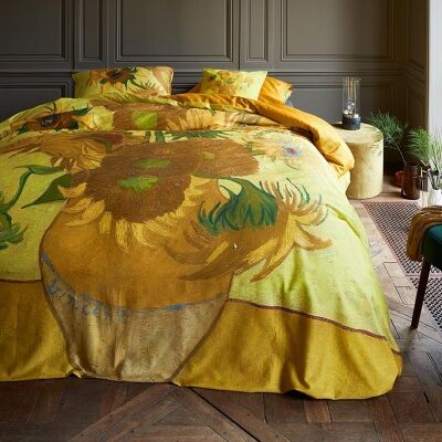 Beddinghouse Van Gogh Sunflowers Cotton Sateen Quilt Cover Set, King