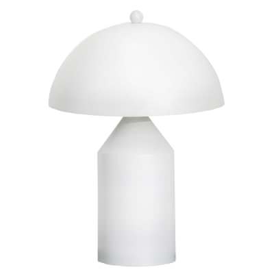 Lucas Metal Table Lamp, White