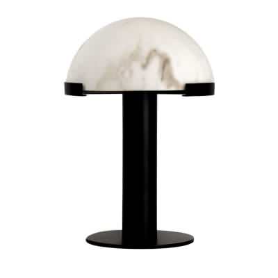 Mishca Iron Base Dome Table Lamp, Black