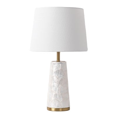 Isabela Shell & Iron Base Table Lamp