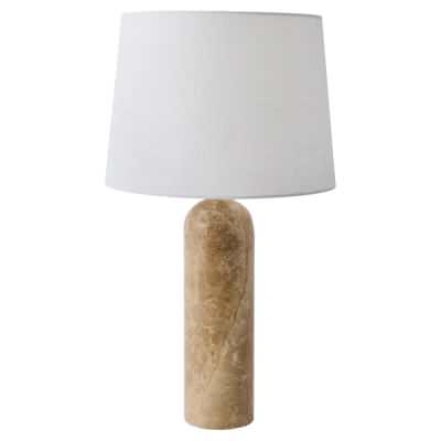 Westmont Marble Base Table Lamp, Moscato Beige