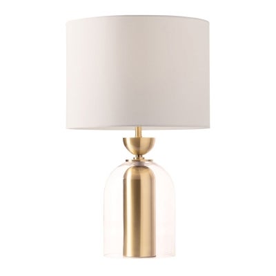Martha Glass & Metal Base Table Lamp