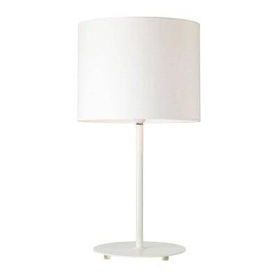 Hetta Metal Base Table Lamp, Off White