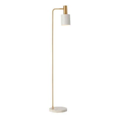 Mahala Marble & Metal Adjustable Floor Lamp