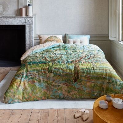 Beddinghouse Van Gogh The White Orchard Cotton Sateen Quilt Cover Set, Queen