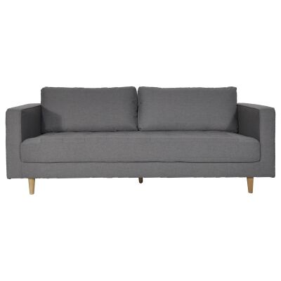 Karl Fabric Sofa, 3.5 Seater, Cadet Grey