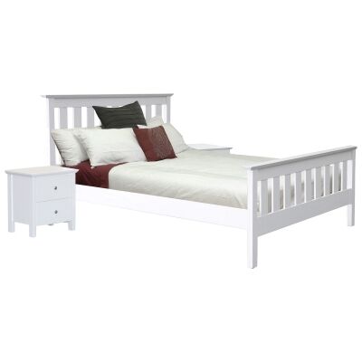 Nicky Wooden Bed, Single