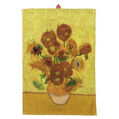 Beddinghouse Van Gogh Sunflowers Cotton Tea Towel