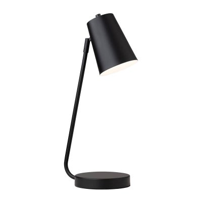 Arlen Metal Adjustable Desk Lamp, Black