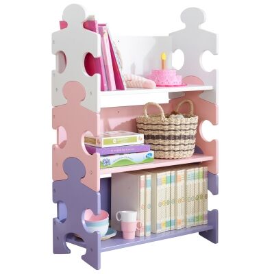Kidkraft Puzzle Bookshelf, Pastel