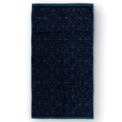 Pip Studio Tile de Pip Cotton Bath Towel, Dark Blue