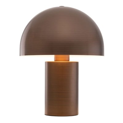 Ore Metal Mushroom Table Lamp, Small, Brushed Bronze