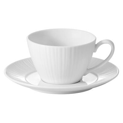Noritake Conifere Fine Porcelain Tea Cup & Saucer Set