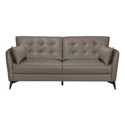 Rossiter Leather Sofa, 2 Seater, Stone