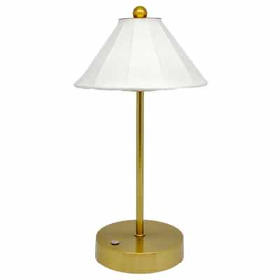 Bellance Iron & Silk Rechargeable USB LED Table Lamp