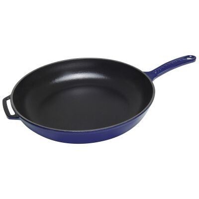 Chasseur Cast Iron Fry Pan, 28cm, French Blue