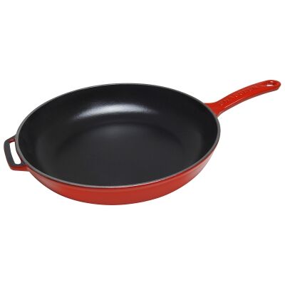 Chasseur Cast Iron Fry Pan, 28cm, Federation Red